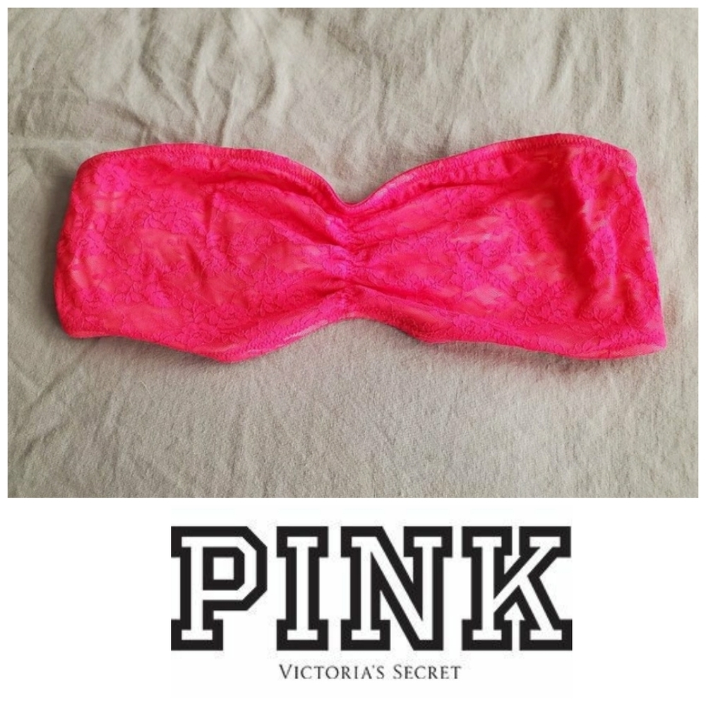 NWOT VS PINK Lacy Bandeau